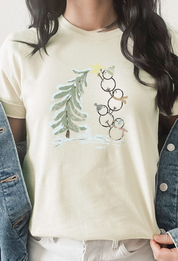 Snowman Christmas Tee